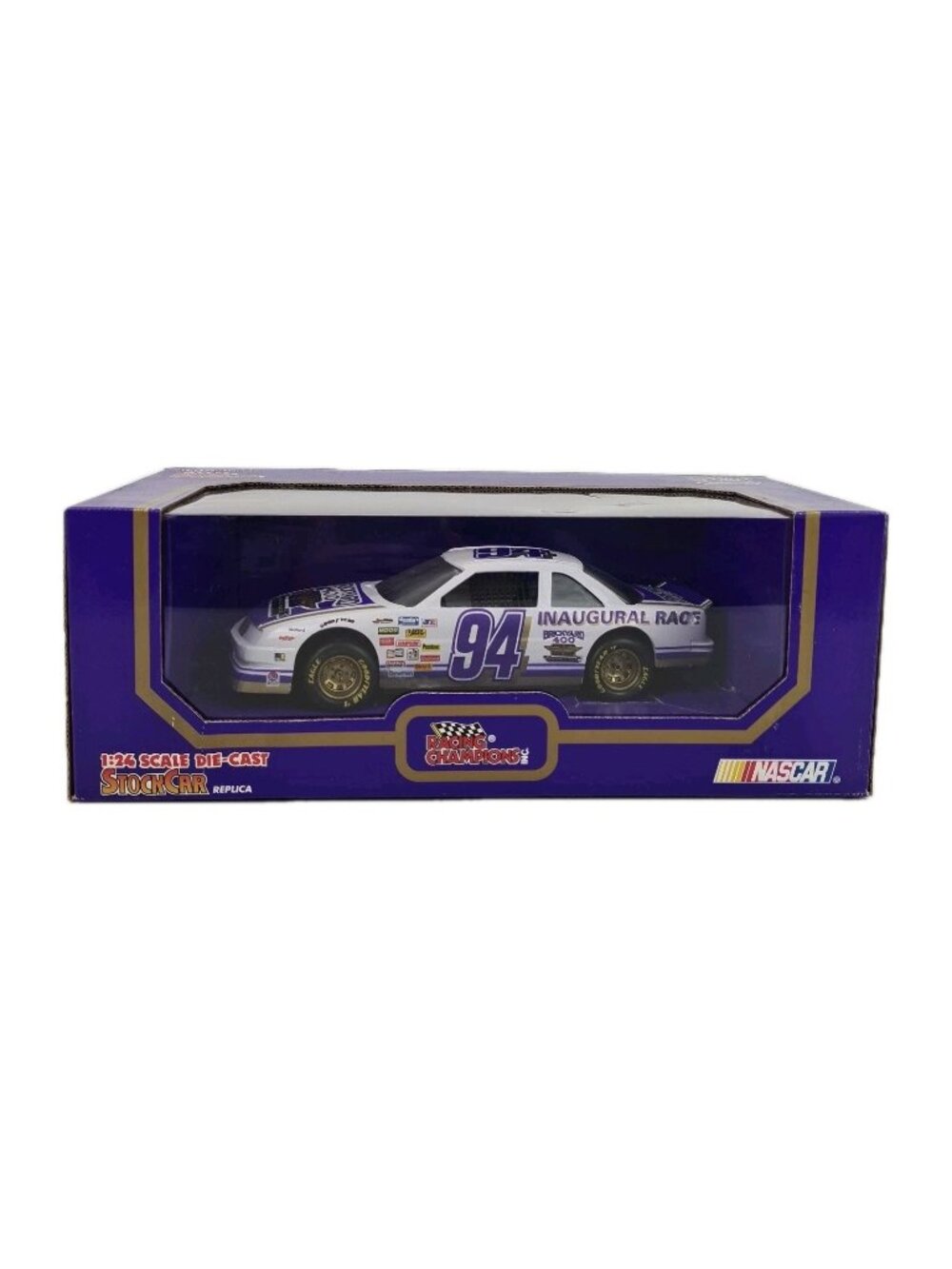 Racing Champions Nascar Car Brickyard 400 #94 Inaugural Race 1:24 Die Cast D78